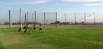 Group practicing at the range